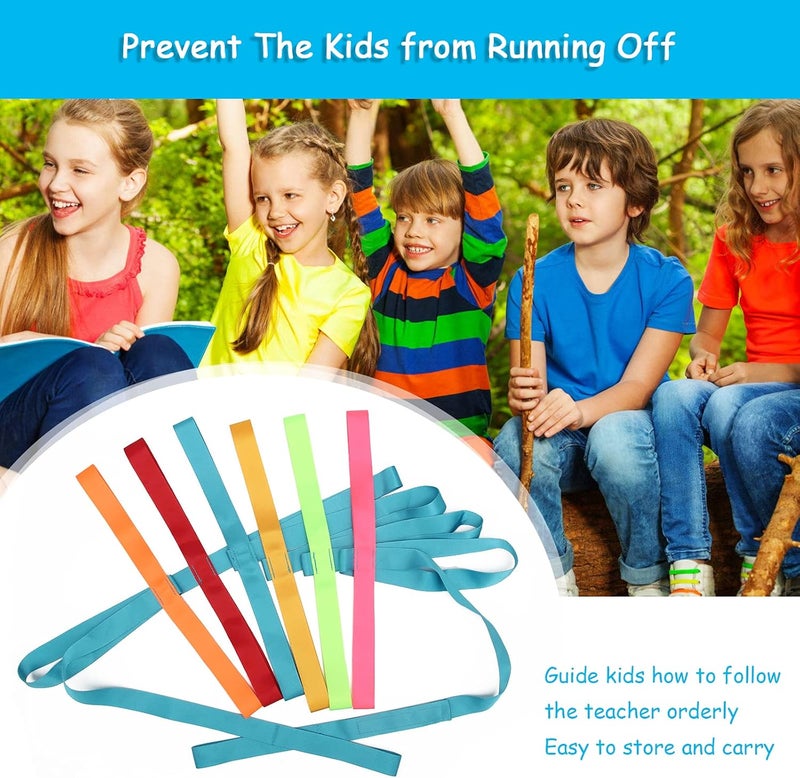 Winspeed Preschool Walking Rope for Daycare, Colorful Safety Walking Rope for Student With Handles - Image 3